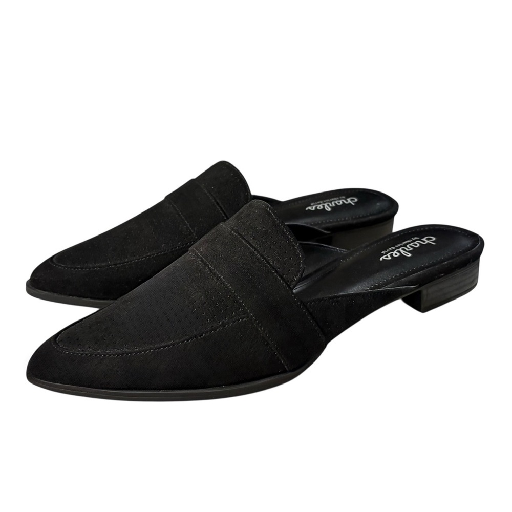 Charles by Charles David Leather Perforated Mules - Picture 3 of 7
